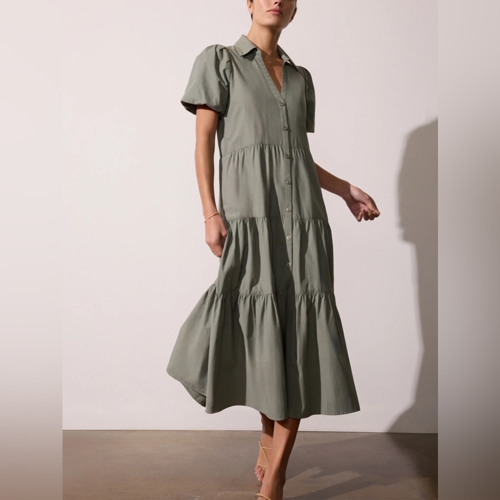 Brochu Walker The Havana Dress in Agave